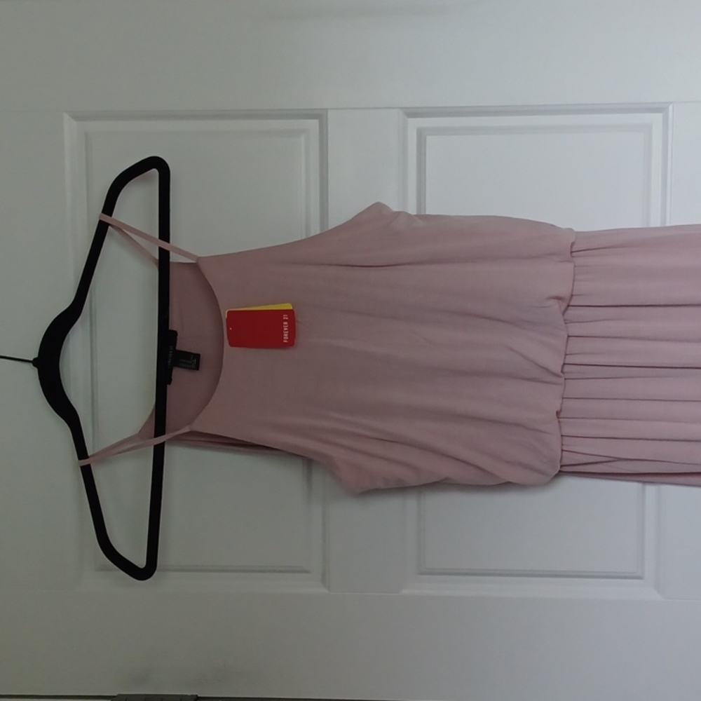 Forever 21 blush long dress,Medium